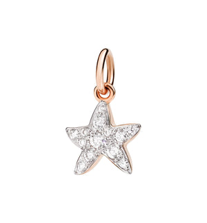 Starfish pendant with diamonds