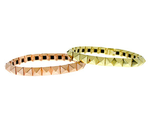 Pyramid link bracelet