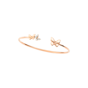 DoDo 9K RG bangle with butterflies