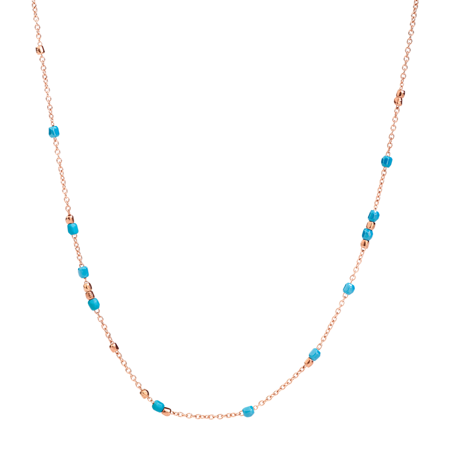 DoDo mini granelli necklace with turquoise ceramic