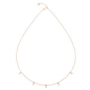 DoDo Essentials necklace with 5 diamonds
