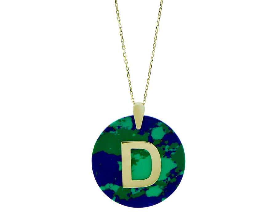 Letter pendant without necklace