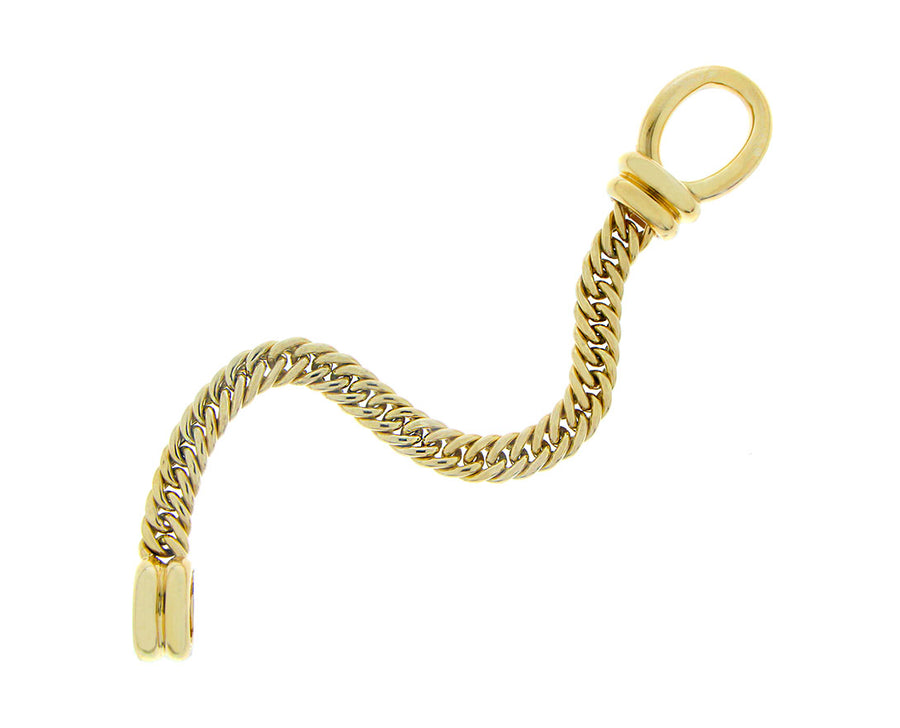 Yellow gold chain bracelet