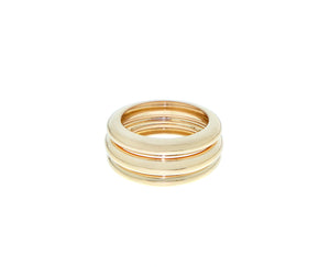 Yellow gold ring