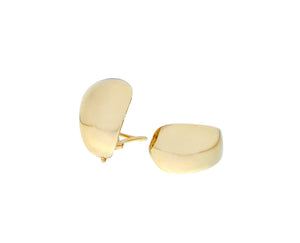 Yellow gold earrings