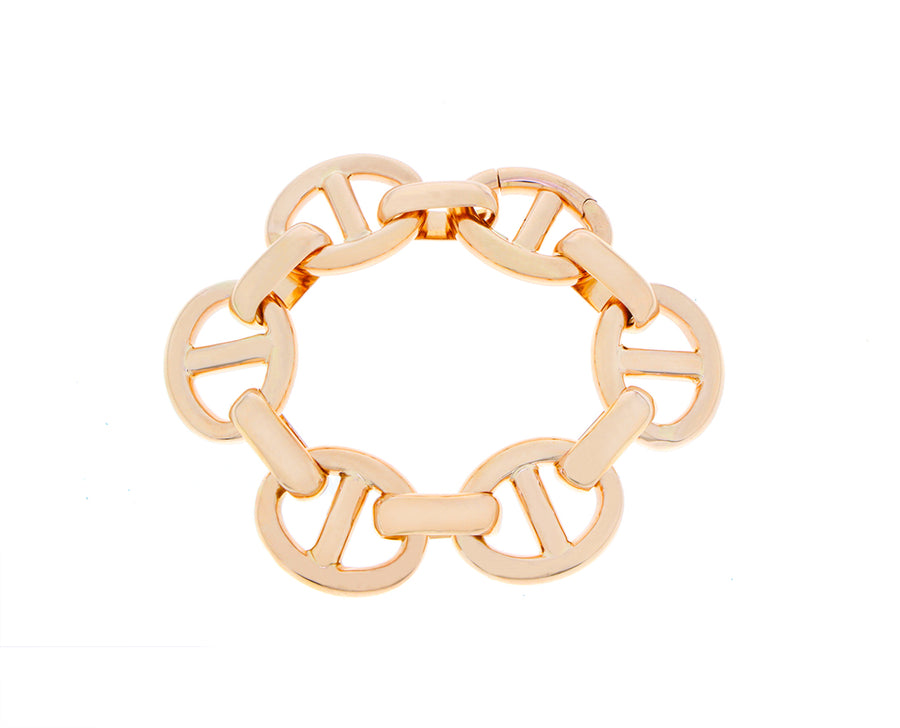Yellow or gold marine chain bracelet