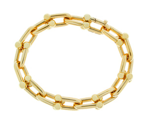 Yellow gold bracelet