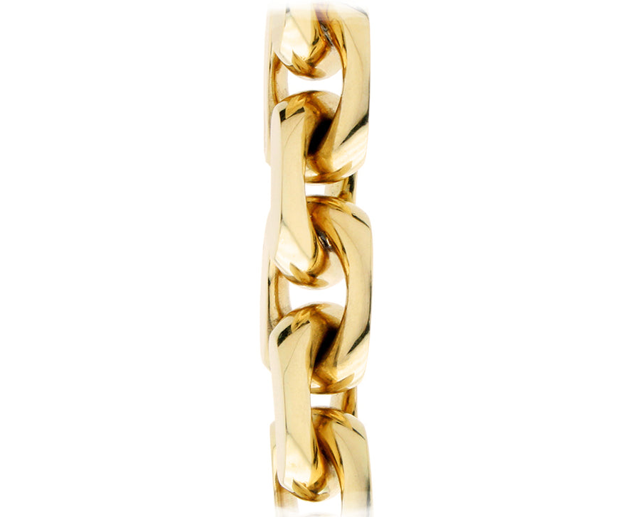 Geelgouden dikke armband