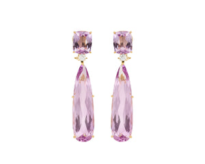 Kunzite earrings