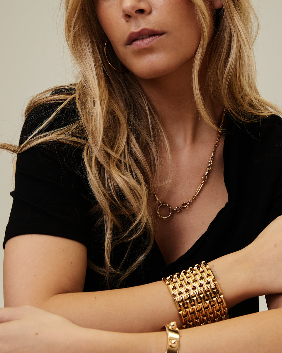 Slavenarmband met studs