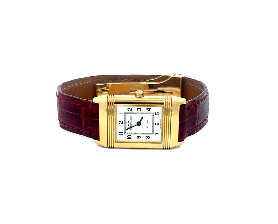 Geelgouden Jaeger Le Coultre horloge "Reverso"