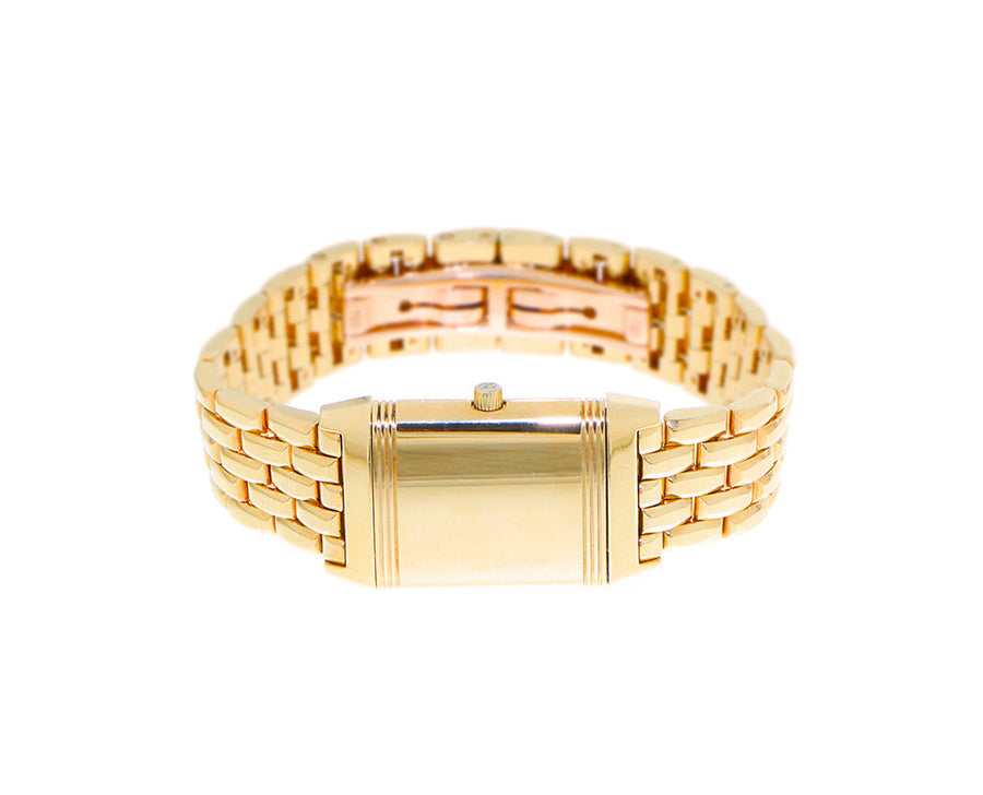 18K yellow gold Jaeger le Coultre "Reverso" watch