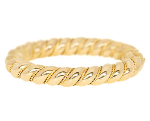 Twisted bangle bracelet