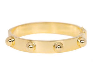 Studded bangle bracelet