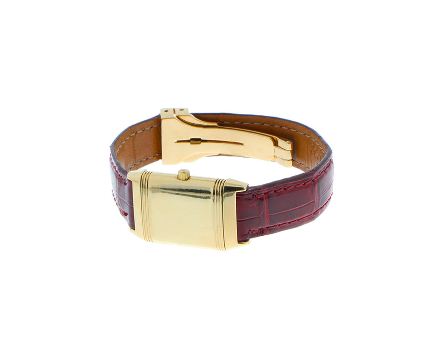 Geelgouden Jaeger Le Coultre horloge "Reverso"