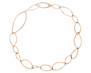 Rose gold chain necklace