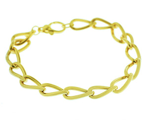 Gourmette link bracelet