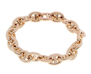 Rose gold marina link bracelet