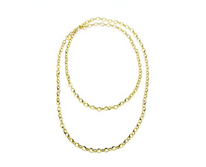Rose or yellow gold necklace