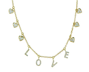Hearts & Love necklace