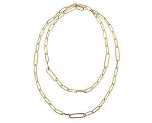 Yellow gold necklace -closed-forever-