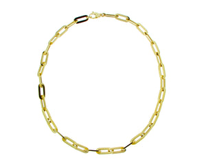 Yellow gold -forever closed- necklace