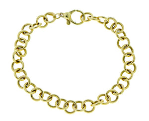 Round ring link bracelet