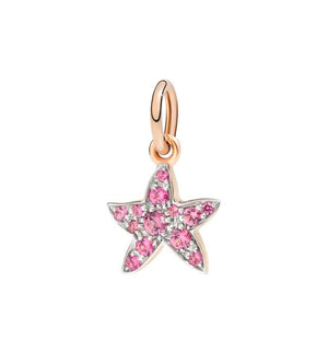 Starfish pendant with spinel