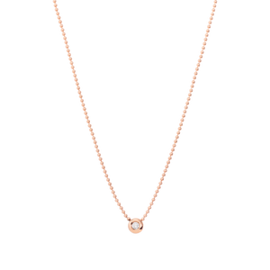 Bollicine necklace with 1 diamond