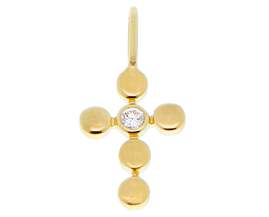 Gold cross pendants