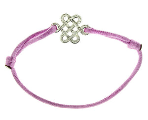 Infinity knot rope bracelet